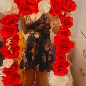 Short floral dress